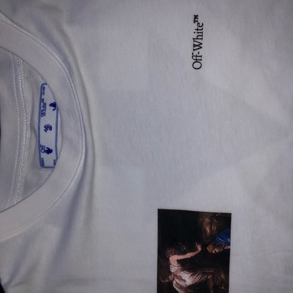 White Caravaggio Offwhite T shirt. - Picture 3 of 5